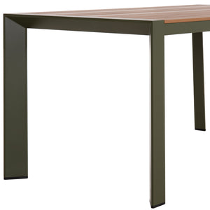 ΤΡΑΠΕΖΙ ΕΞΩΤ.ΧΩΡΟΥ GOYA HM6059.07 ΑΛΟΥΜΙΝΙΟ ΣE OLIVE GREEN & POLYWOOD 160X80Χ75Υεκ. - Pakobazaar