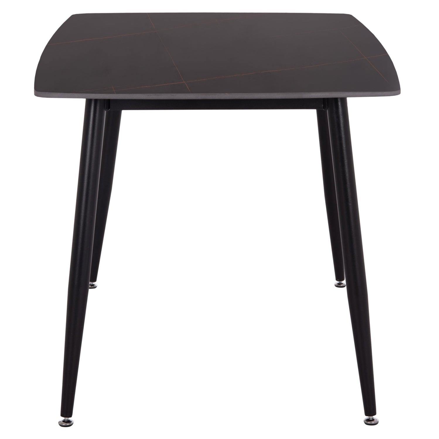 ΤΡΑΠΕΖΙ RAVEN HM18149.02 ΚΕΡΑΜΙΚΟ TOP ΜΕ ΟΨΗ ΜΑΥΡΟ ΜΑΡΜΑΡΟ 140x80x74Υεκ. - Pakobazaar