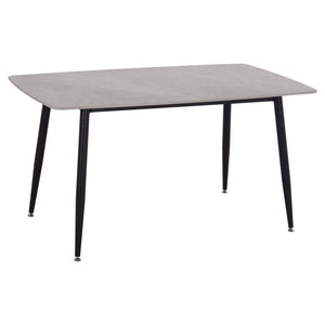 ΤΡΑΠΕΖΙ RAVEN HM18149.13 ΚΕΡΑΜΙΚΟ TOP ΜΕ ΟΨΗ ΓΚΡΙ ΜΑΡΜΑΡΟ 140x80x74Υεκ. - Pakobazaar