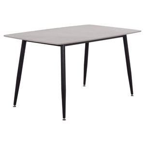 ΤΡΑΠΕΖΙ RAVEN HM18149.13 ΚΕΡΑΜΙΚΟ TOP ΜΕ ΟΨΗ ΓΚΡΙ ΜΑΡΜΑΡΟ 140x80x74Υεκ. - Pakobazaar