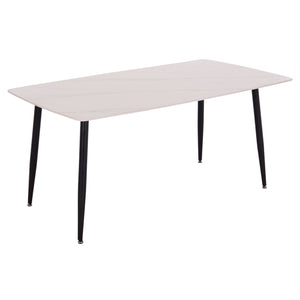 ΤΡΑΠΕΖΙ RAVEN HM18150.01 ΚΕΡΑΜΙΚΟ TOP ΜΕ ΟΨΗ ΛΕΥΚΟ ΜΑΡΜΑΡΟ 160x80x74Υεκ. - Pakobazaar