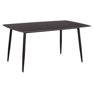 ΤΡΑΠΕΖΙ RAVEN HM18150.02 ΚΕΡΑΜΙΚΟ TOP ΜΕ ΟΨΗ ΜΑΥΡΟ ΜΑΡΜΑΡΟ 160x80x74Υεκ. - Pakobazaar