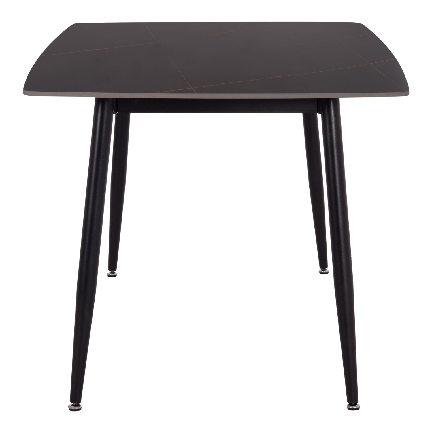 ΤΡΑΠΕΖΙ RAVEN HM18150.02 ΚΕΡΑΜΙΚΟ TOP ΜΕ ΟΨΗ ΜΑΥΡΟ ΜΑΡΜΑΡΟ 160x80x74Υεκ. - Pakobazaar