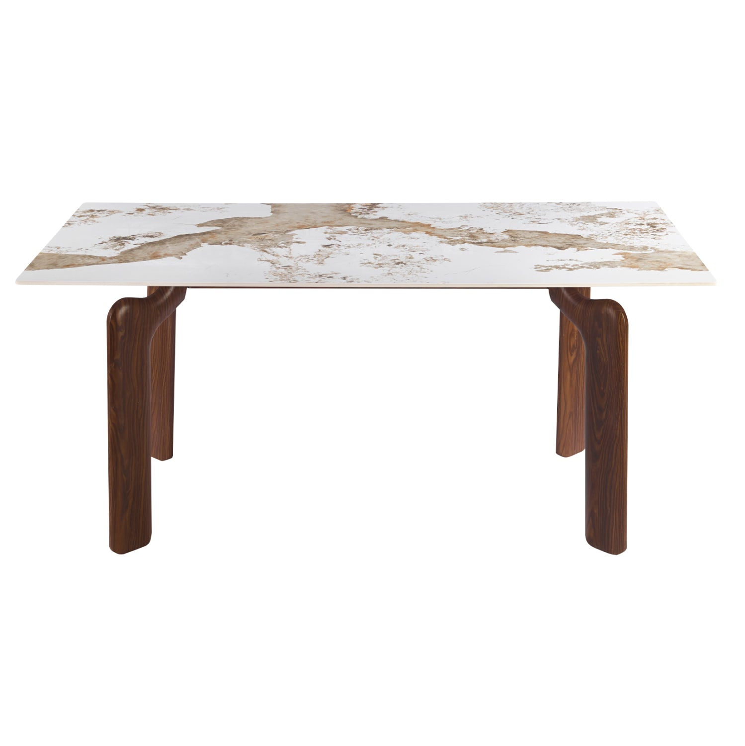 ΤΡΑΠΕΖΙ DALLE HM18479.01 MDF TOP ΟΨΗ ΜΑΡΜΑΡΟΥ-ΜΕΤΑΛ.ΠΟΔΙΑ ΚΑΡΥΔΙ 180x90x76Υεκ - Pakobazaar