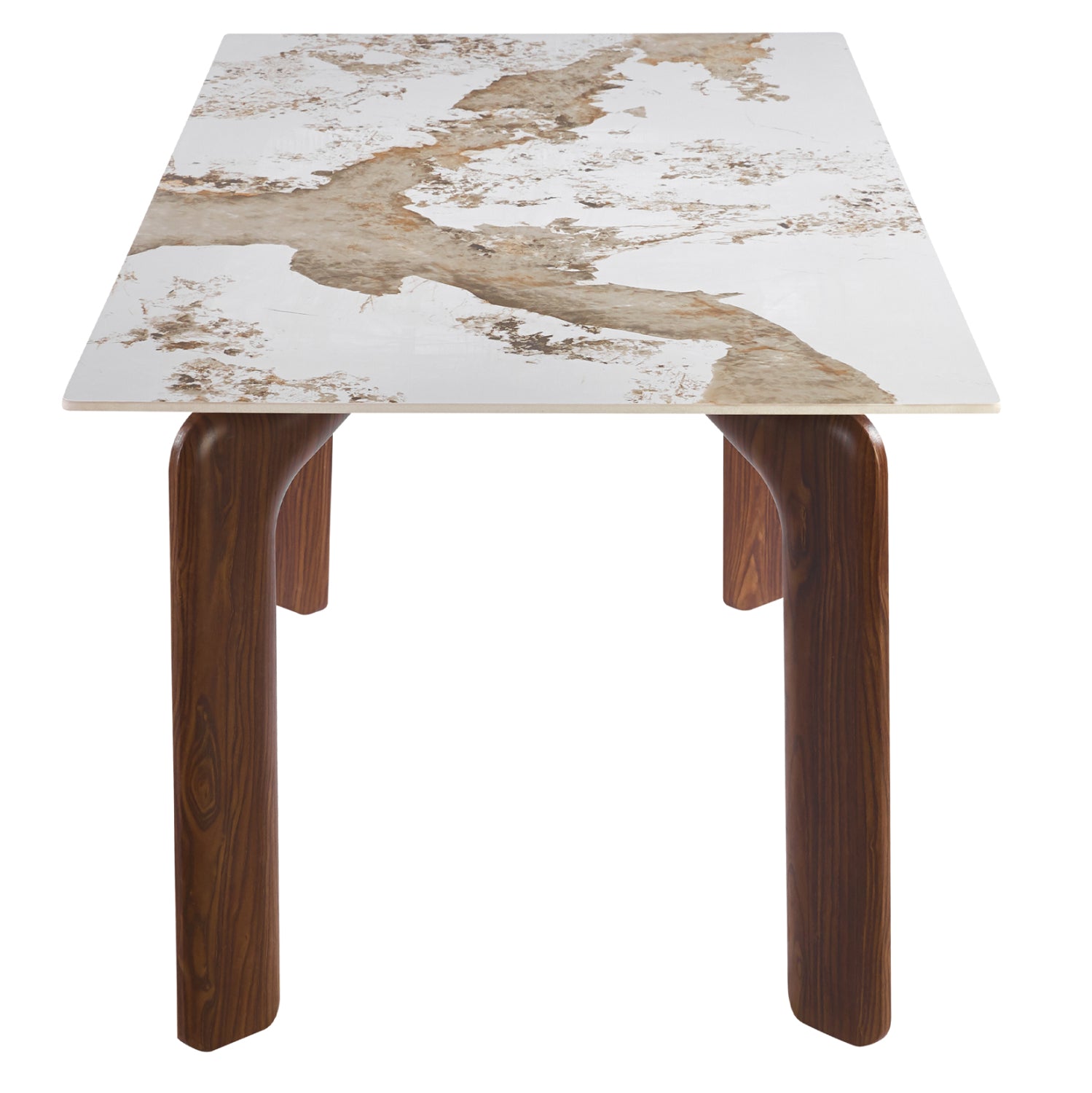 ΤΡΑΠΕΖΙ DALLE HM18479.01 MDF TOP ΟΨΗ ΜΑΡΜΑΡΟΥ-ΜΕΤΑΛ.ΠΟΔΙΑ ΚΑΡΥΔΙ 180x90x76Υεκ - Pakobazaar