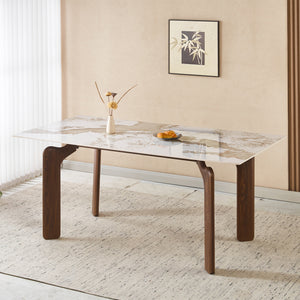 ΤΡΑΠΕΖΙ DALLE HM18479.01 MDF TOP ΟΨΗ ΜΑΡΜΑΡΟΥ-ΜΕΤΑΛ.ΠΟΔΙΑ ΚΑΡΥΔΙ 180x90x76Υεκ - Pakobazaar