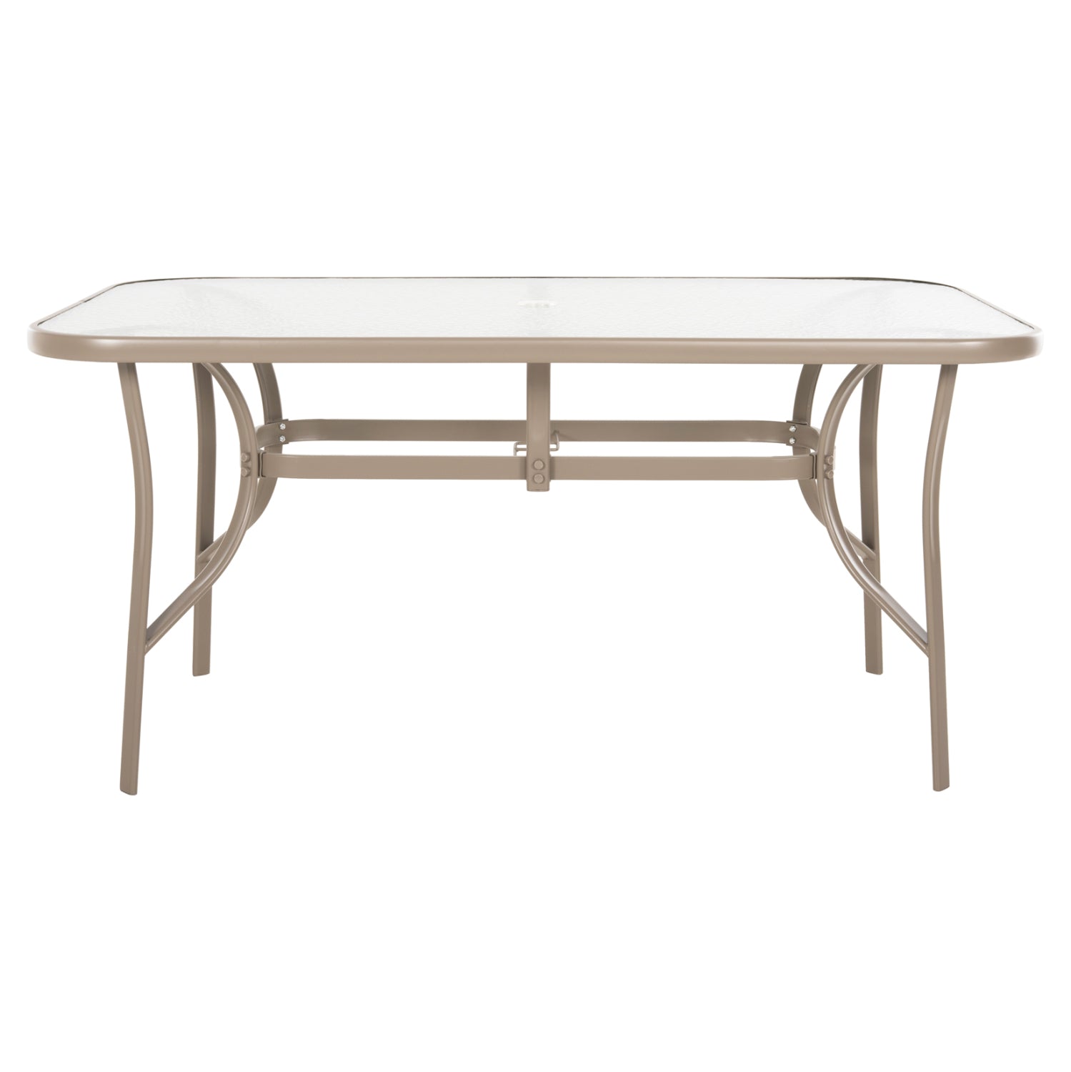 ΤΡΑΠΕΖΙ BRUNO 150X90Χ72Υεκ. ΜΕΤΑΛΛΙΚΟ ΣΑΜΠΑΝΙ ΜΕ ΤΡΥΠΑ ΟΜΠΡΕΛΑΣ Φ38mm HM5145.14 - Pakobazaar