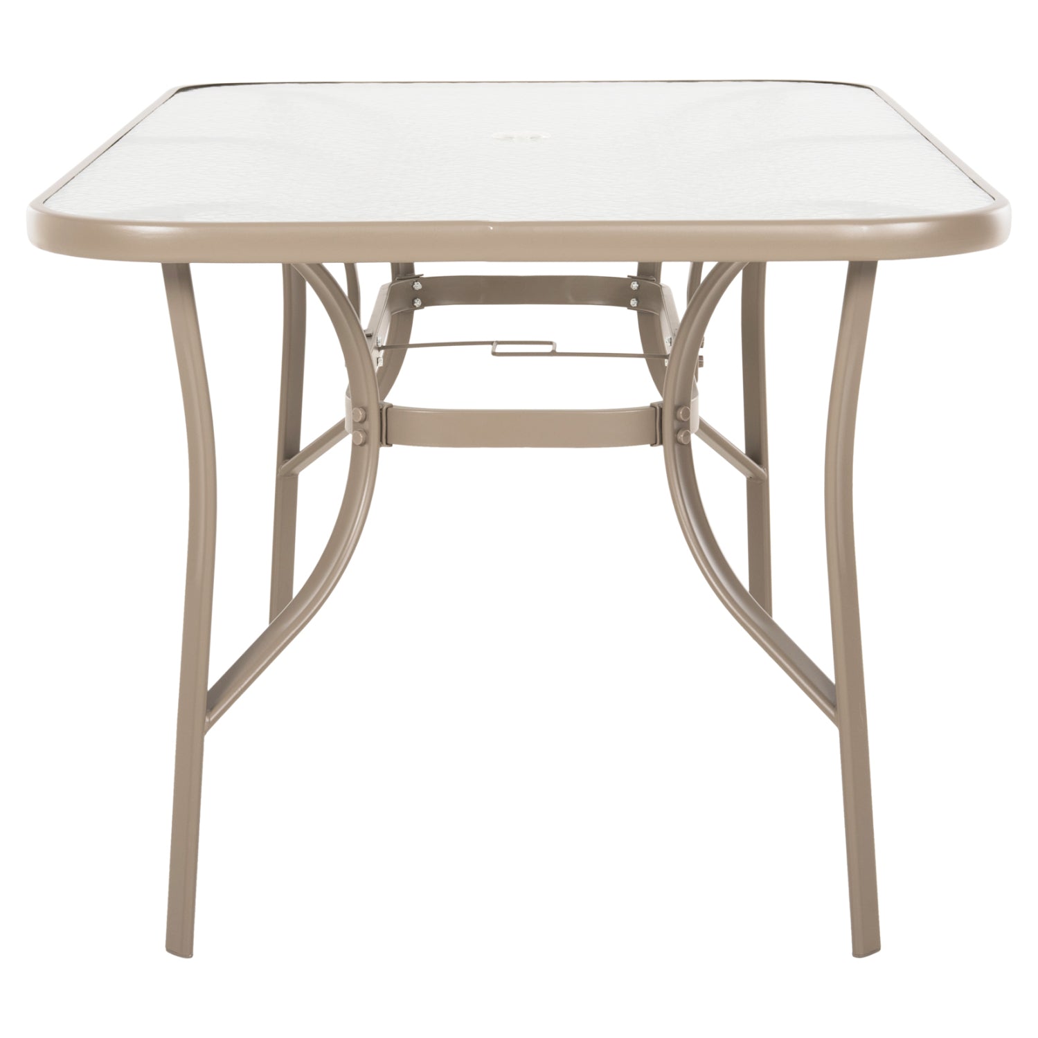 ΤΡΑΠΕΖΙ BRUNO 150X90Χ72Υεκ. ΜΕΤΑΛΛΙΚΟ ΣΑΜΠΑΝΙ ΜΕ ΤΡΥΠΑ ΟΜΠΡΕΛΑΣ Φ38mm HM5145.14 - Pakobazaar