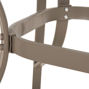 ΤΡΑΠΕΖΙ BRUNO 150X90Χ72Υεκ. ΜΕΤΑΛΛΙΚΟ ΣΑΜΠΑΝΙ ΜΕ ΤΡΥΠΑ ΟΜΠΡΕΛΑΣ Φ38mm HM5145.14 - Pakobazaar