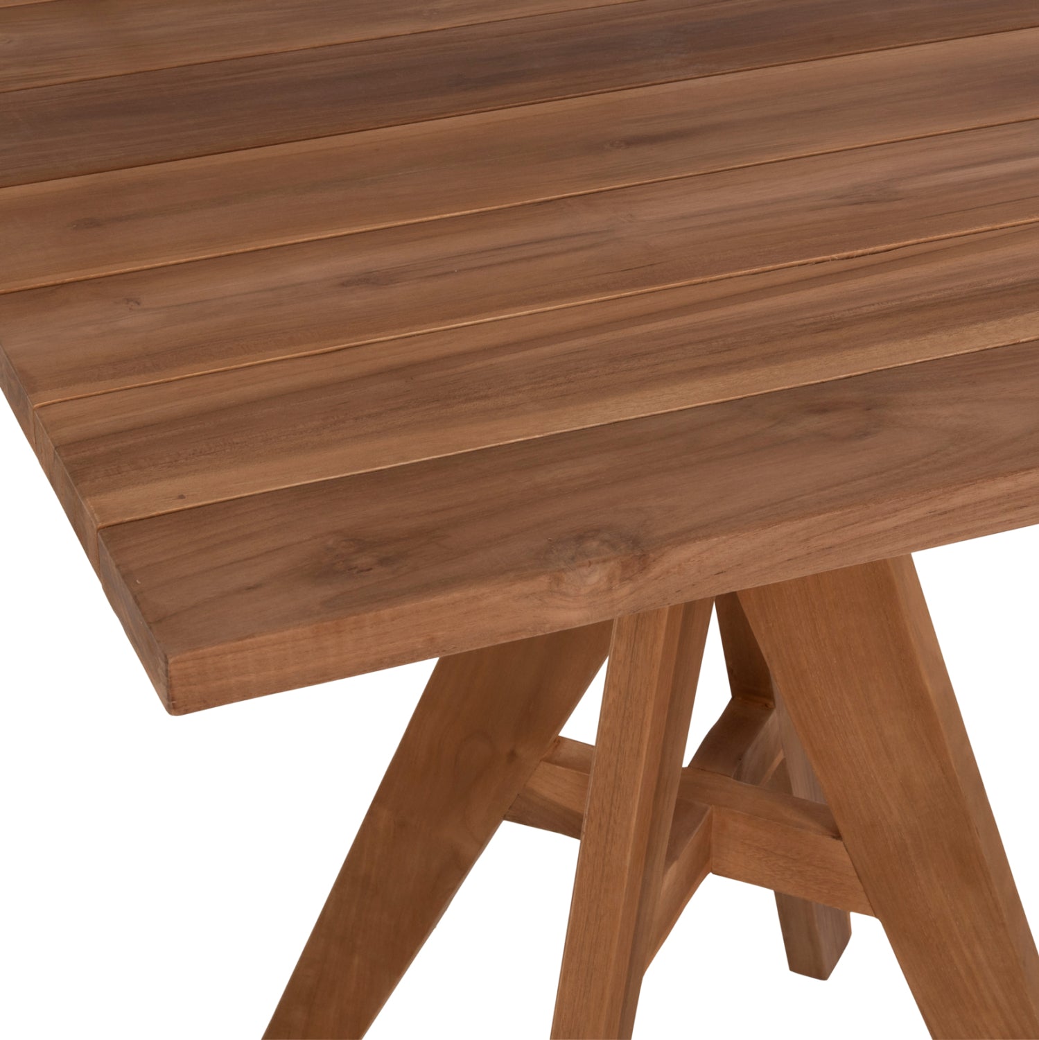 ΤΡΑΠΕΖΙ LEO HM9622.11 ΤΕΤΡΑΓΩΝΟ ΜΑΣΙΦ ΞΥΛΟ ΤΕΑΚ 80X80x75Υεκ. - Pakobazaar