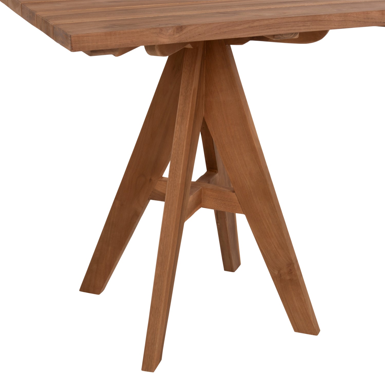ΤΡΑΠΕΖΙ LEO HM9622.11 ΤΕΤΡΑΓΩΝΟ ΜΑΣΙΦ ΞΥΛΟ ΤΕΑΚ 80X80x75Υεκ. - Pakobazaar