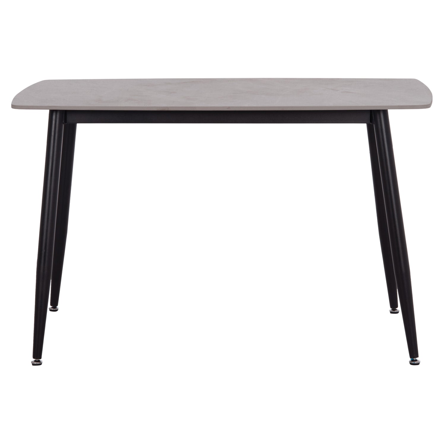 ΤΡΑΠΕΖΙ RAVEN HM9854.13 ΚΕΡΑΜΙΚΟ TOP ΓΚΡΙ ΜΑΡΜΑΡΟ-ΜΑΥΡΟ ΜΕΤΑΛΛΟ 120x70x73Υεκ. - Pakobazaar