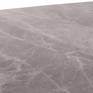 ΤΡΑΠΕΖΙ RAVEN HM9854.13 ΚΕΡΑΜΙΚΟ TOP ΓΚΡΙ ΜΑΡΜΑΡΟ-ΜΑΥΡΟ ΜΕΤΑΛΛΟ 120x70x73Υεκ. - Pakobazaar