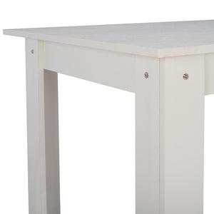 ΤΡΑΠΕΖΙ ΚΟΥΖΙΝΑΣ KELVIN 140x80x77Υεκ. ΛΕΥΚΟ HM2429.03 - Pakobazaar