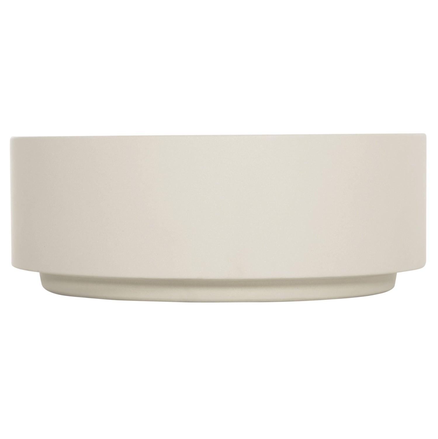 ΤΡΑΠΕΖΙ ΜΕΣΗΣ ΣΤΡΟΓΓΥΛΟ KYOKO HM6579.02 ΜΠΕΖ FIBER CEMENT Φ90x34Υεκ. - Pakobazaar