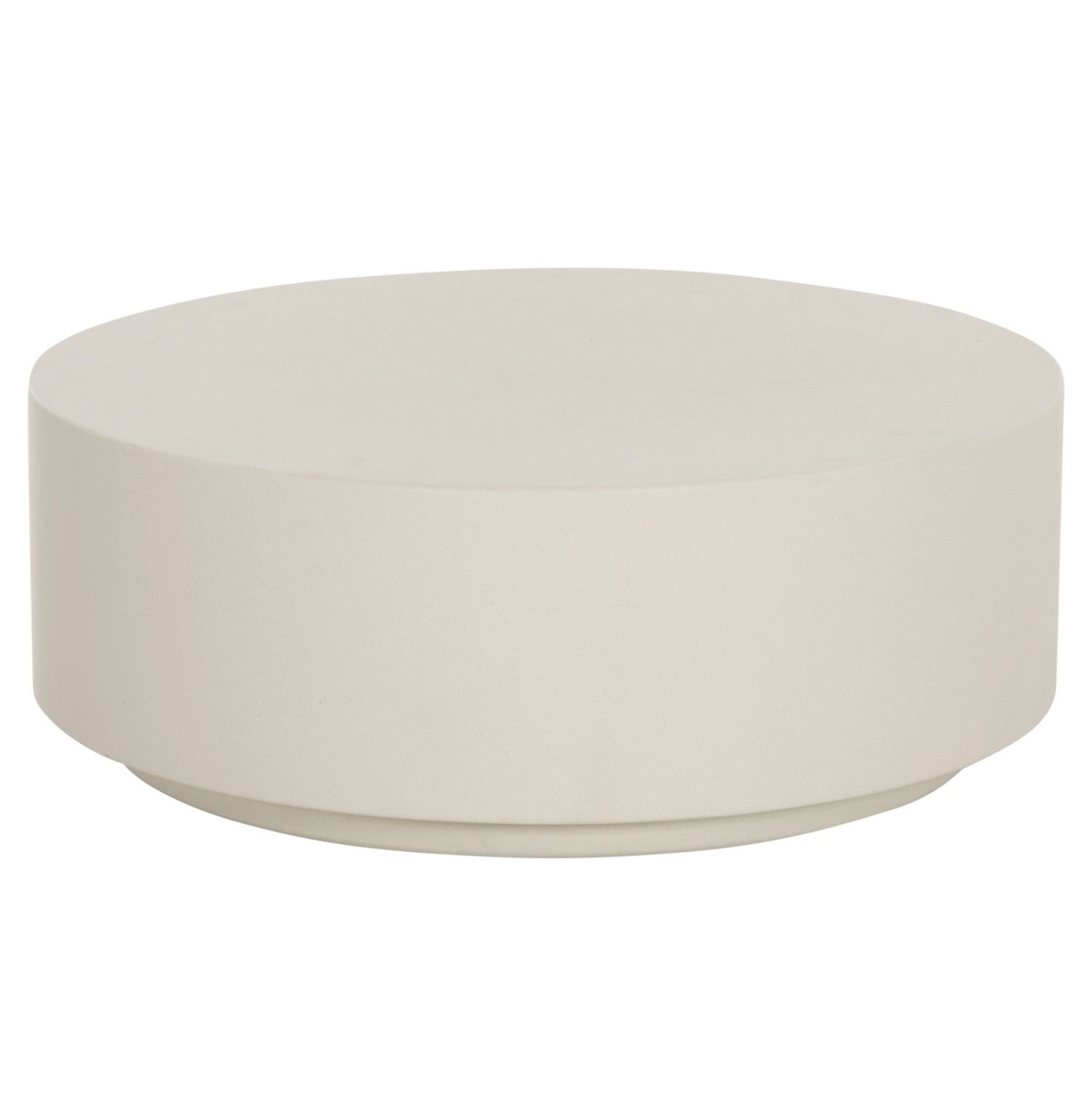 ΤΡΑΠΕΖΙ ΜΕΣΗΣ ΣΤΡΟΓΓΥΛΟ KYOKO HM6579.02 ΜΠΕΖ FIBER CEMENT Φ90x34Υεκ. - Pakobazaar