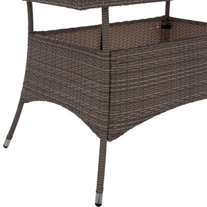ΤΡΑΠΕΖΙ ΜΕΤΑΛΛΙΚΟ MILITARY RATTAN ΓΚΡΙ HM5141.31 120x70x75Υ εκ. - Pakobazaar