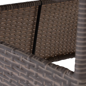 ΤΡΑΠΕΖΙ ΜΕΤΑΛΛΙΚΟ MILITARY RATTAN ΓΚΡΙ HM5141.31 120x70x75Υ εκ. - Pakobazaar