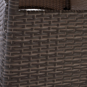 ΤΡΑΠΕΖΙ ΜΕΤΑΛΛΙΚΟ MINSK RATTAN ΓΚΡΙ HM5507.01 150x90x75Υ εκ. - Pakobazaar