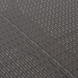 ΤΡΑΠΕΖΙ ΜΕΤΑΛΛΙΚΟ MINSK RATTAN ΓΚΡΙ HM5507.01 150x90x75Υ εκ. - Pakobazaar