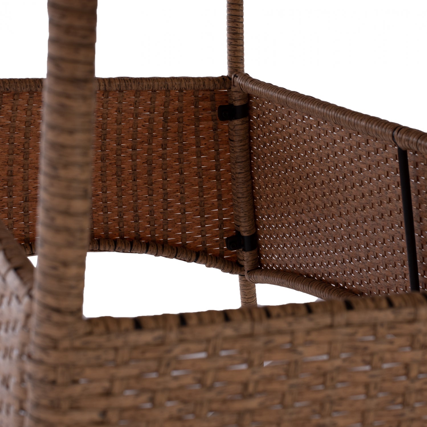 ΤΡΑΠΕΖΙ ΜΕΤΑΛΛΙΚΟ MINSK RATTAN ΜΠΕΖ ΚΑΦΕ HM5507.02 150x90x75 εκ. - Pakobazaar
