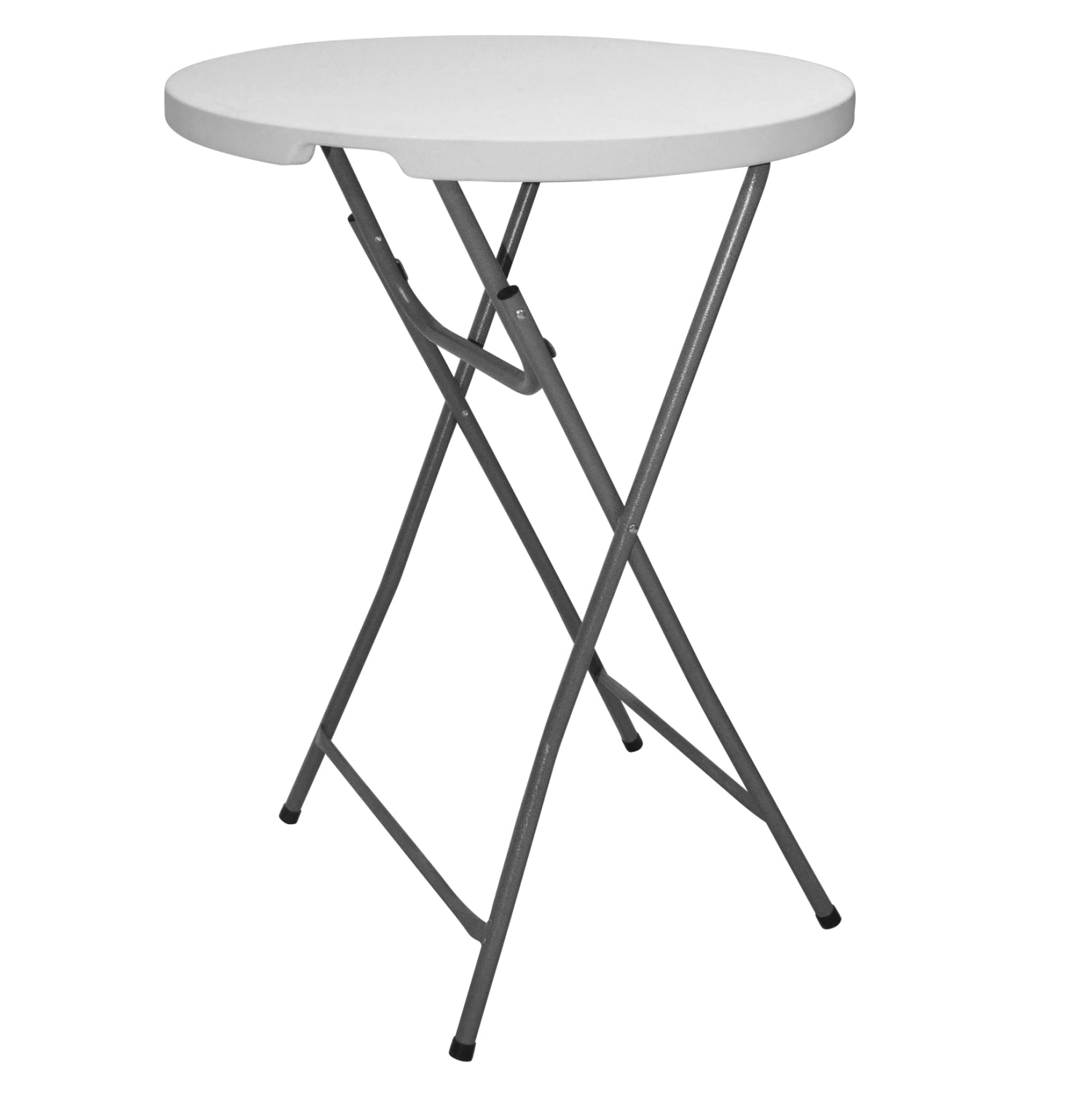 ΤΡΑΠΕΖΙ ΜΠΑΡ CATERING-ΣΥΝΕΔΡΙΟΥ HM5066 Φ81Χ110 εκ.ΠΤΥΣΣΟΜΕΝΟ - Pakobazaar