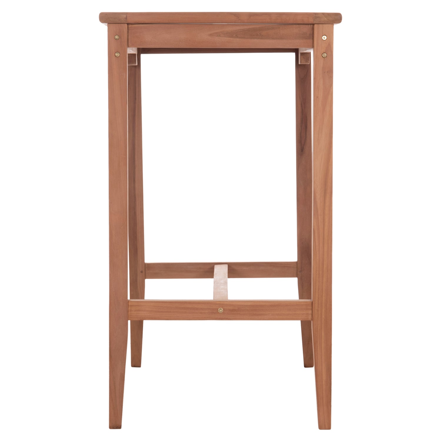 ΤΡΑΠΕΖΙ ΜΠΑΡ CRANSTON HM18111 ΞΥΛΟ ΤΕΑΚ--ΦΥΣΙΚΟ ΧΡΩΜΑ 120x60x105Υεκ. - Pakobazaar