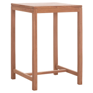 ΤΡΑΠΕΖΙ ΜΠΑΡ ΤΕΤΡΑΓΩΝΟ PRESSCOT HM18113 ΞΥΛΟ TEAK ΣΕ ΦΥΣΙΚΟ 70x70x105Υεκ. - Pakobazaar