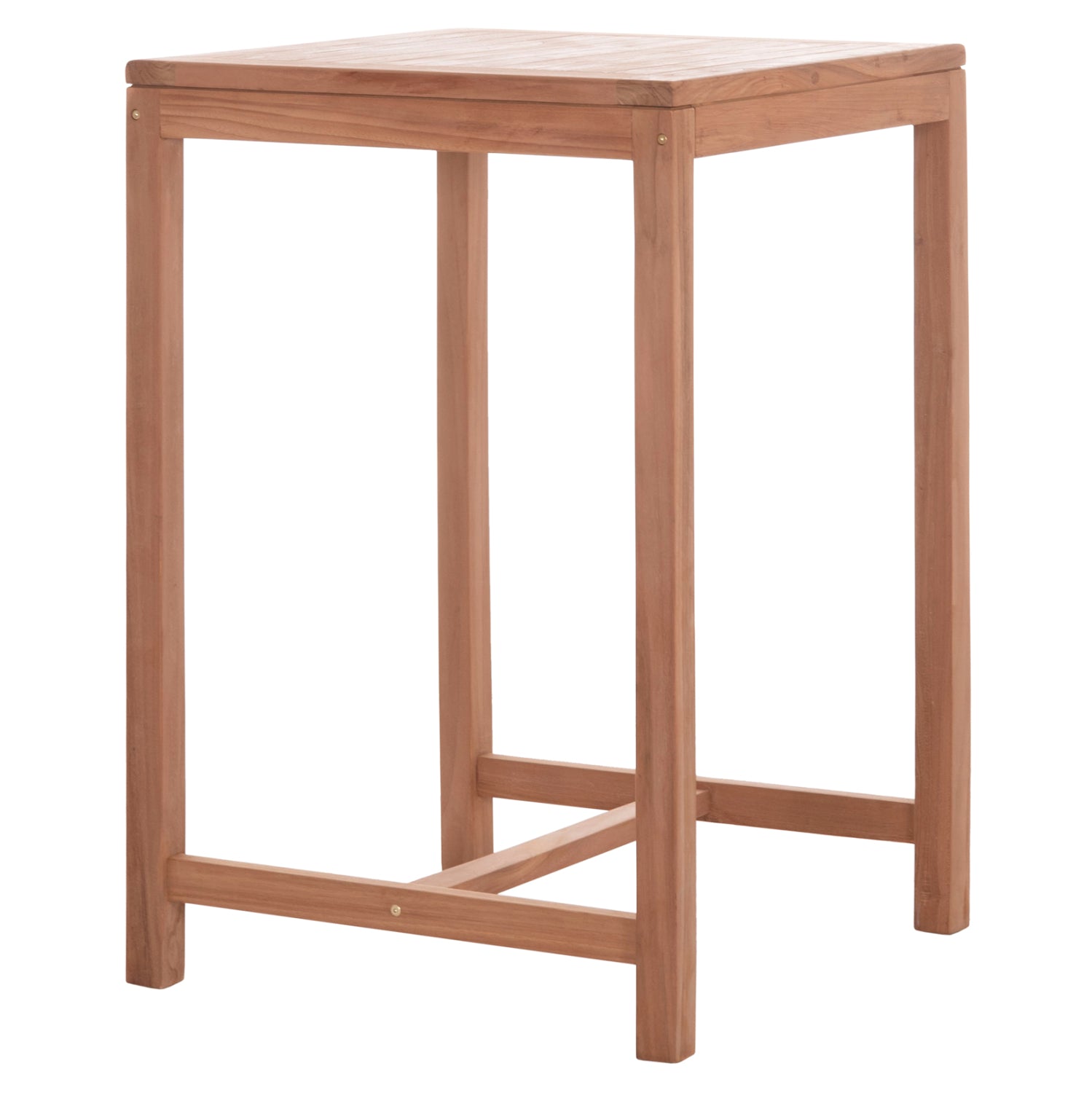 ΤΡΑΠΕΖΙ ΜΠΑΡ ΤΕΤΡΑΓΩΝΟ PRESSCOT HM18113 ΞΥΛΟ TEAK ΣΕ ΦΥΣΙΚΟ 70x70x105Υεκ. - Pakobazaar