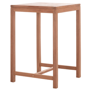 ΤΡΑΠΕΖΙ ΜΠΑΡ ΤΕΤΡΑΓΩΝΟ PRESSCOT HM18113 ΞΥΛΟ TEAK ΣΕ ΦΥΣΙΚΟ 70x70x105Υεκ. - Pakobazaar