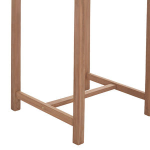 ΤΡΑΠΕΖΙ ΜΠΑΡ ΤΕΤΡΑΓΩΝΟ PRESSCOT HM18113 ΞΥΛΟ TEAK ΣΕ ΦΥΣΙΚΟ 70x70x105Υεκ. - Pakobazaar