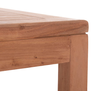 ΤΡΑΠΕΖΙ ΜΠΑΡ ΤΕΤΡΑΓΩΝΟ PRESSCOT HM18113 ΞΥΛΟ TEAK ΣΕ ΦΥΣΙΚΟ 70x70x105Υεκ. - Pakobazaar