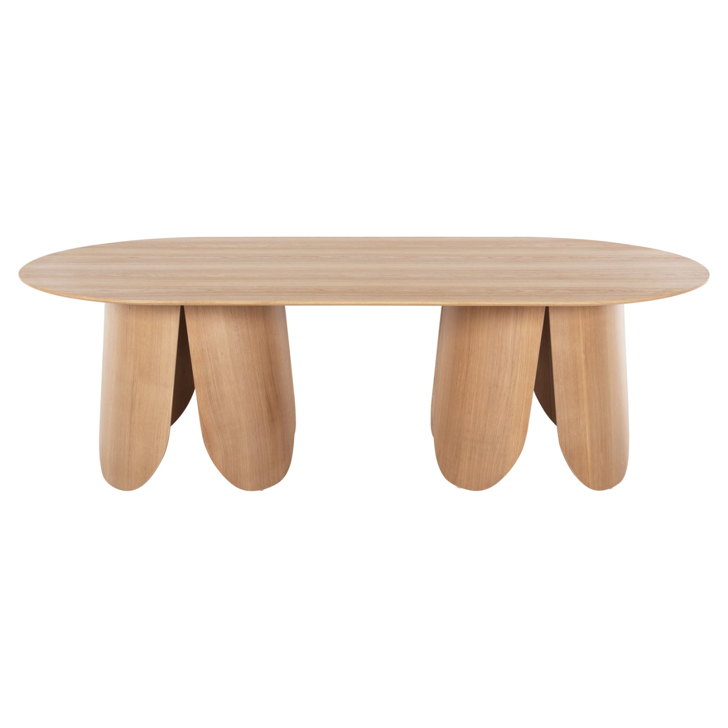 ΤΡΑΠΕΖΙ ΟΒΑΛ DENTY HM9611.01 MDF ΜΕ ΚΑΠΛΑΜΑ ΔΡΥΟΣ-ΦΥΣΙΚΟ ΟΑΚ 240x120x75Υεκ. - Pakobazaar