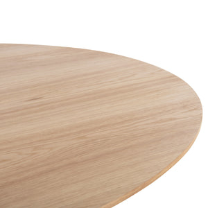 ΤΡΑΠΕΖΙ ΟΒΑΛ DENTY HM9611.01 MDF ΜΕ ΚΑΠΛΑΜΑ ΔΡΥΟΣ-ΦΥΣΙΚΟ ΟΑΚ 240x120x75Υεκ. - Pakobazaar