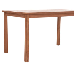 ΤΡΑΠΕΖΙ ΟΡΘΟΓΩΝΙΟ PRESSCOT HM18123 ΞΥΛΟ TEAK--ΦΥΣΙΚΟ 140x80x76Υεκ. - Pakobazaar