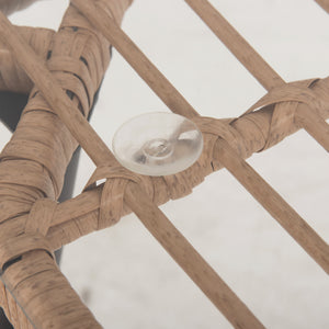 ΤΡΑΠΕΖΙ ΟΡΘΟΓΩΝΙΟ ALLEGRA HM5538.11 ΜΕΤΑΛ.ΜΑΥΡΟ-P.E. RATTAN ΦΥΣΙΚΟ 159,5x89,5x72Υεκ. - Pakobazaar