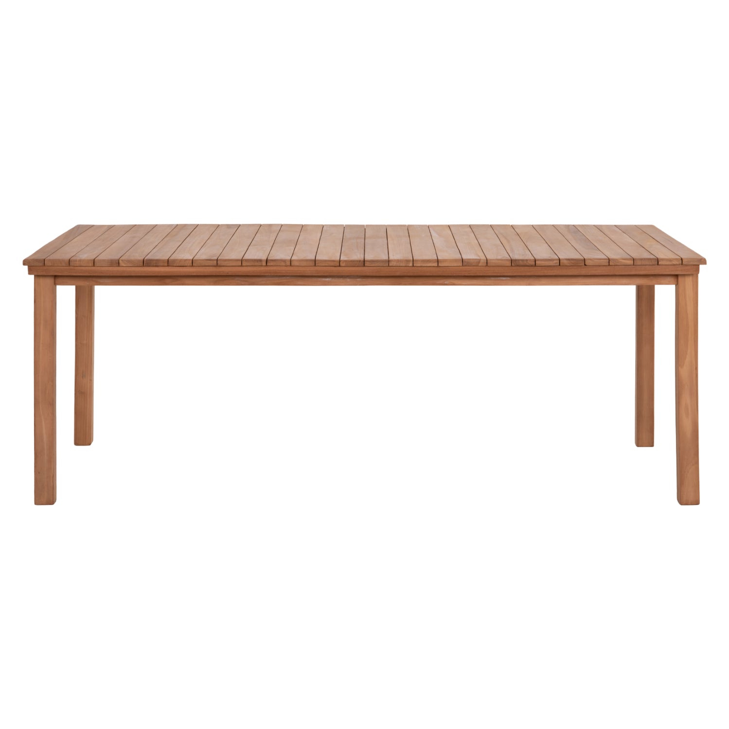 ΤΡΑΠΕΖΙ ΟΡΘΟΓΩΝΙΟ FINTO HM6616 ΞΥΛΟ TEAK--ΦΥΣΙΚΟ 200x100x75Υεκ. - Pakobazaar
