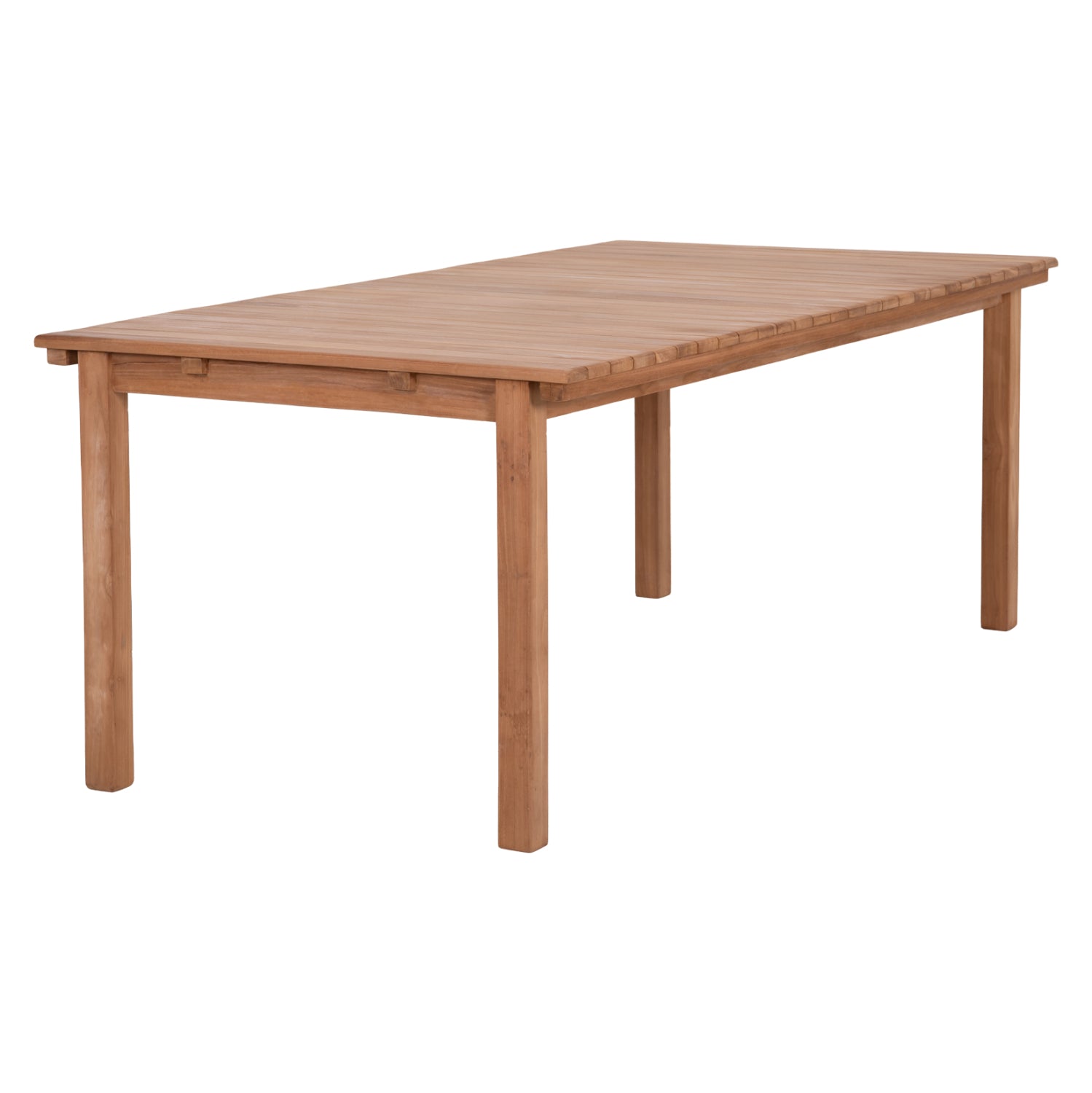 ΤΡΑΠΕΖΙ ΟΡΘΟΓΩΝΙΟ FINTO HM6616 ΞΥΛΟ TEAK--ΦΥΣΙΚΟ 200x100x75Υεκ. - Pakobazaar