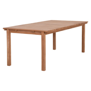 ΤΡΑΠΕΖΙ ΟΡΘΟΓΩΝΙΟ FINTO HM6616 ΞΥΛΟ TEAK--ΦΥΣΙΚΟ 200x100x75Υεκ. - Pakobazaar