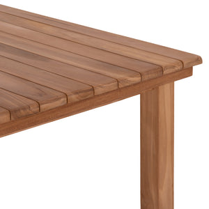 ΤΡΑΠΕΖΙ ΟΡΘΟΓΩΝΙΟ FINTO HM6616 ΞΥΛΟ TEAK--ΦΥΣΙΚΟ 200x100x75Υεκ. - Pakobazaar