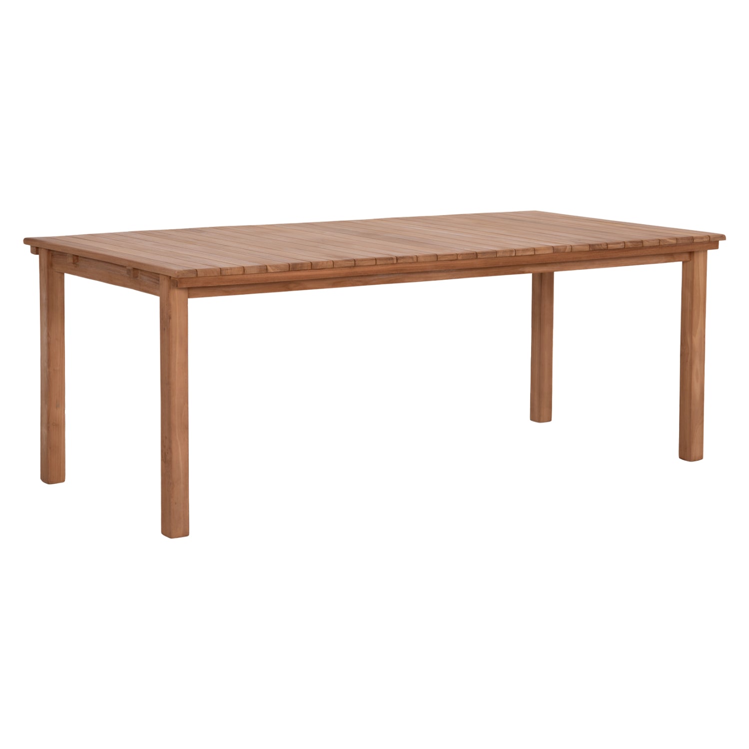 ΤΡΑΠΕΖΙ ΟΡΘΟΓΩΝΙΟ FINTO HM6616 ΞΥΛΟ TEAK--ΦΥΣΙΚΟ 200x100x75Υεκ. - Pakobazaar