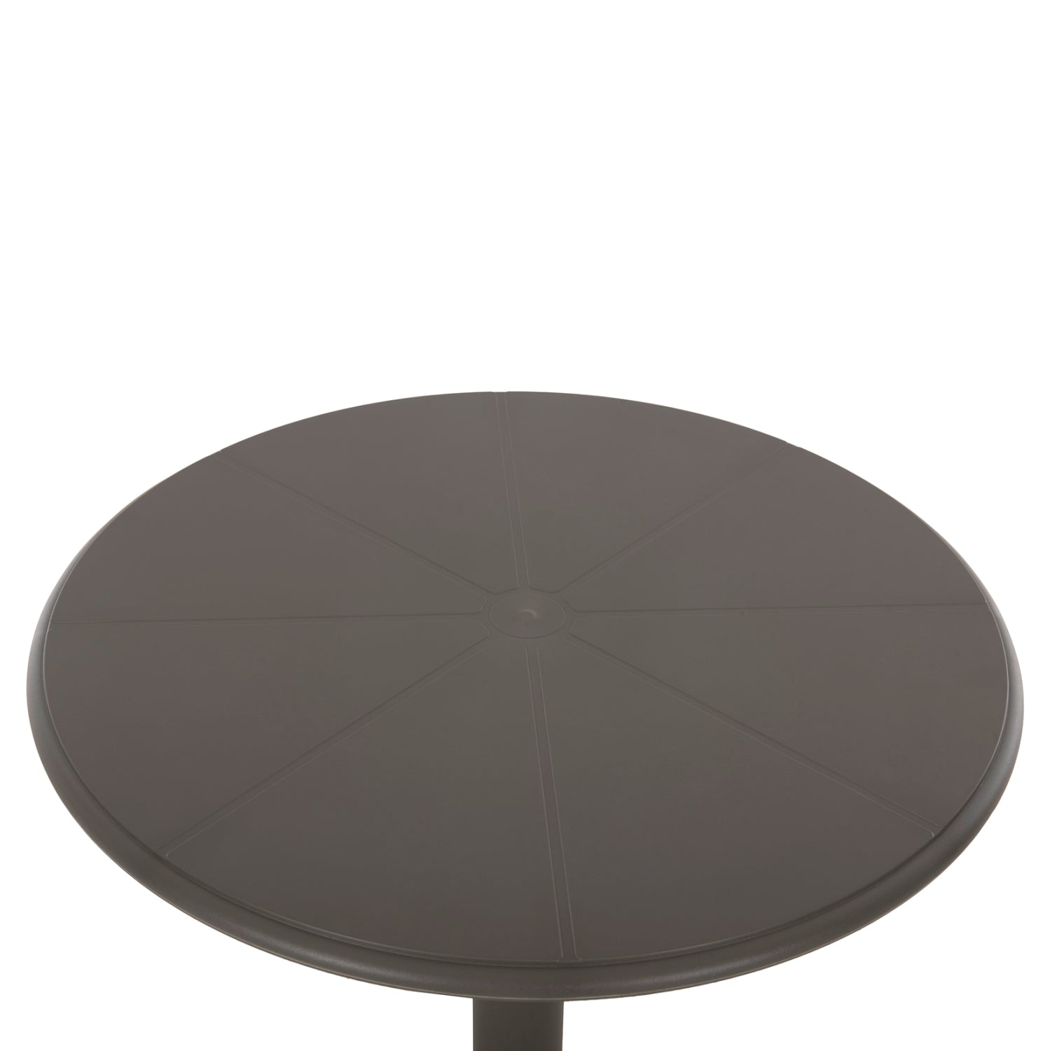 ΤΡΑΠΕΖΙ ΠΟΛΥΠΡΟΠΥΛΕΝΙΟΥ ΣΤΡΟΓΓΥΛΟ TERRIN HM6124.15 OLIVE GREEN Φ60x75Υεκ. - Pakobazaar