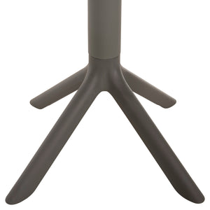ΤΡΑΠΕΖΙ ΠΟΛΥΠΡΟΠΥΛΕΝΙΟΥ ΣΤΡΟΓΓΥΛΟ TERRIN HM6124.15 OLIVE GREEN Φ60x75Υεκ. - Pakobazaar