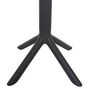 ΤΡΑΠΕΖΙ ΠΟΛΥΠΡΟΠΥΛΕΝΙΟΥ ΣΤΡΟΓΓΥΛΟ TERRIN HM6124.20 ΓΚΡΙ Φ61x77Υεκ. - Pakobazaar