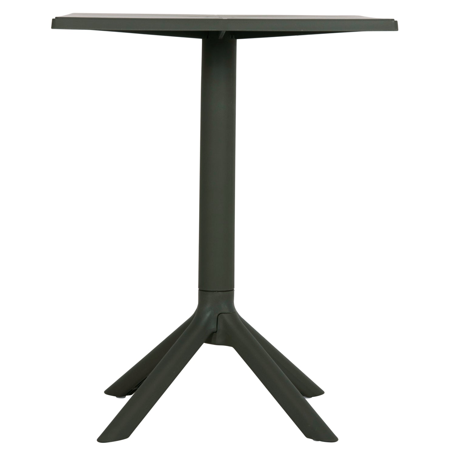 ΤΡΑΠΕΖΙ ΠΟΛΥΠΡΟΠΥΛΕΝΙΟΥ ΤΕΤΡΑΓΩΝΟ TERRIN HM6125.15 DARK OLIVE 60x60x75Υεκ. - Pakobazaar