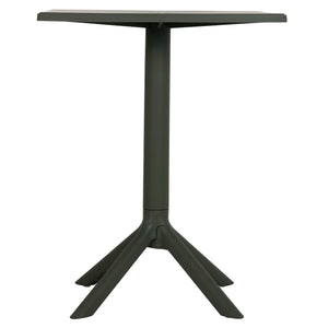 ΤΡΑΠΕΖΙ ΠΟΛΥΠΡΟΠΥΛΕΝΙΟΥ ΤΕΤΡΑΓΩΝΟ TERRIN HM6125.15 DARK OLIVE 60x60x75Υεκ. - Pakobazaar