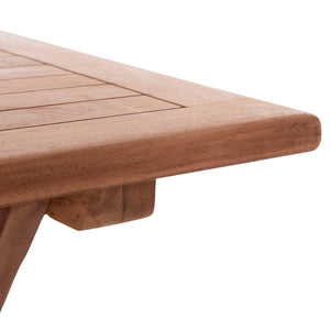 ΤΡΑΠΕΖΙ ΠΤΥΣΣΟΜΕΝΟ ΟΡΘΟΓΩΝΙΟ ERIS HM18117 ΞΥΛΟ TEAK--ΦΥΣΙΚΟ 120x70x76Υεκ. - Pakobazaar
