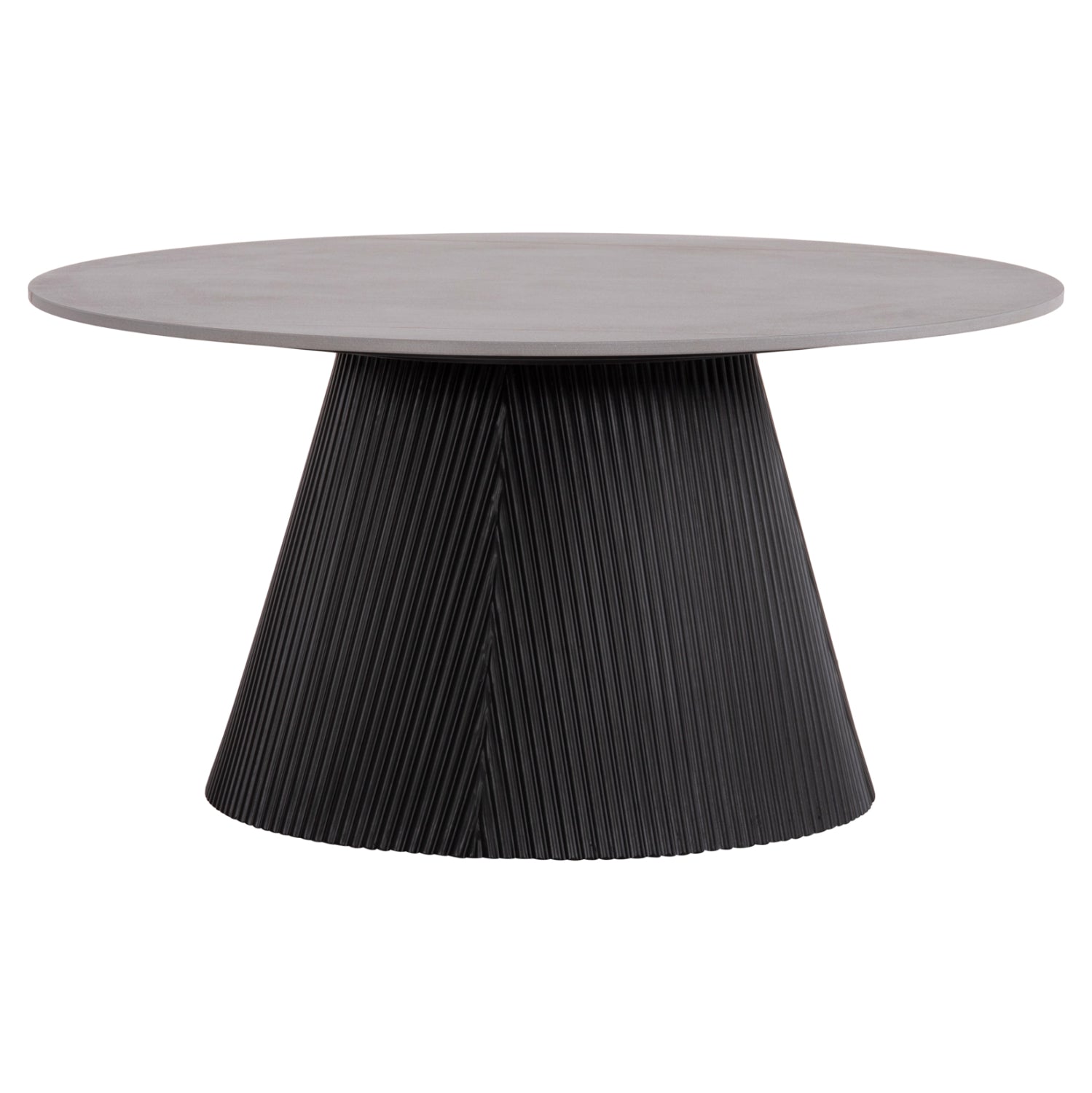 ΤΡΑΠΕΖΙ ΣΑΛΟΝΙΟΥ DUNCAN HM18022.01 ΚΕΡΑΜΙΚΟ TOP-MDF ΒΑΣΗ-ΜΑΥΡΟ Φ80x41Υεκ. - Pakobazaar