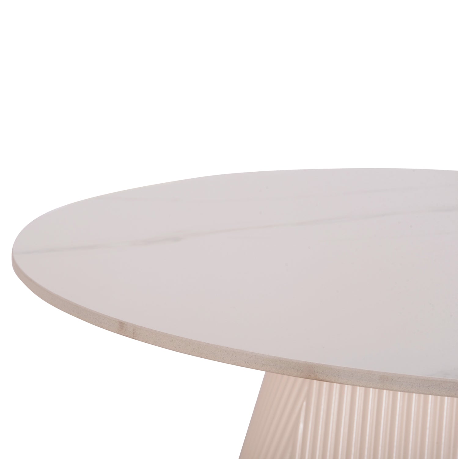 ΤΡΑΠΕΖΙ ΣΑΛΟΝΙΟΥ DUNCAN HM18022.02 ΚΕΡΑΜΙΚΟ TOP-MDF ΒΑΣΗ-ΚΡΕΜ ΛΕΥΚΟ Φ80x41Υεκ. - Pakobazaar