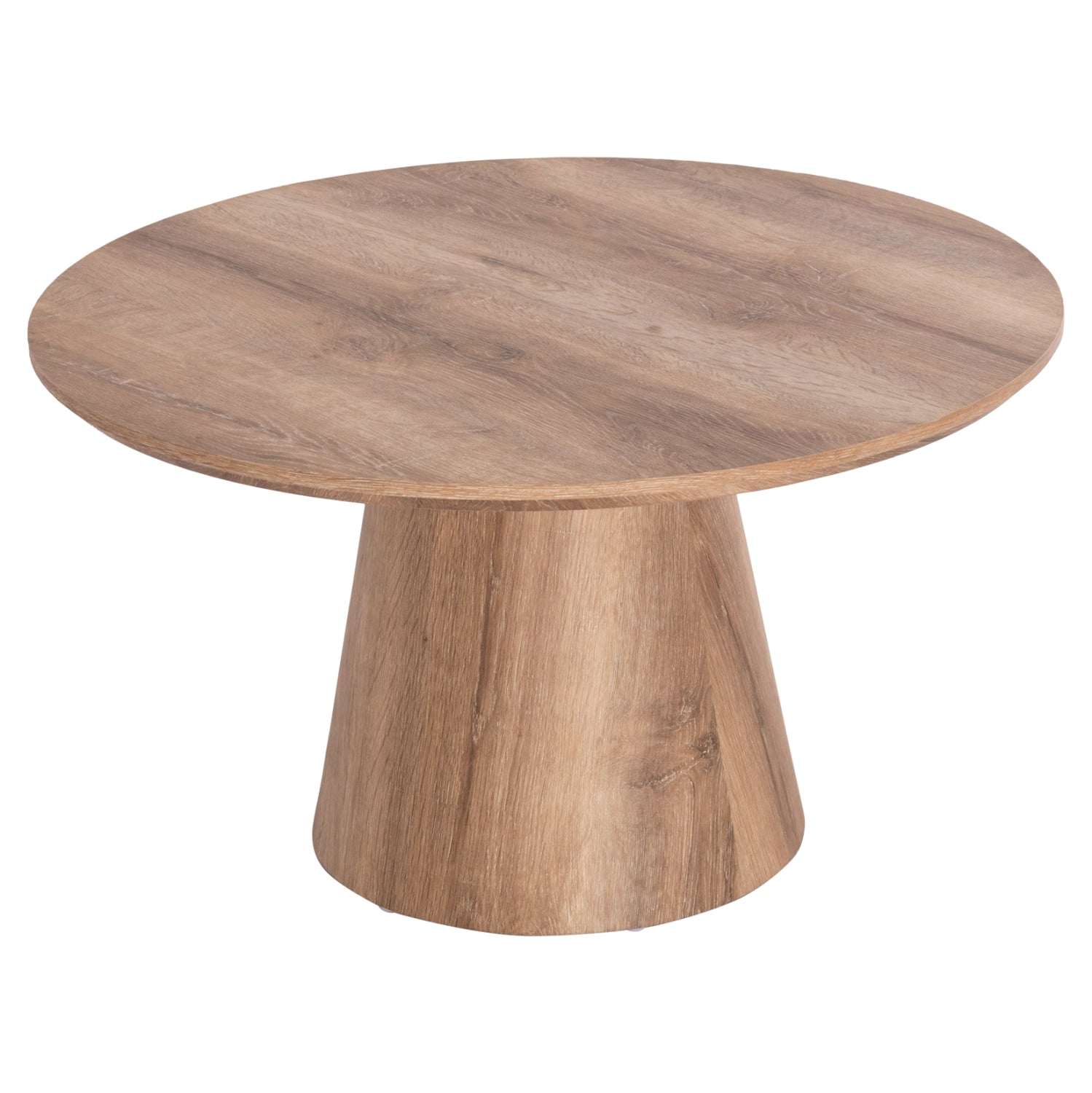 ΤΡΑΠΕΖΙ ΣΑΛΟΝΙΟΥ KARAN HM18028 MDF ΣΕ ΦΥΣΙΚΟ ΧΡΩΜΑ ΞΥΛΟΥ Φ80x45,5Υεκ. - Pakobazaar